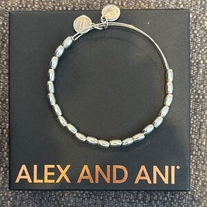 Alex and Ani silver bead bracelet